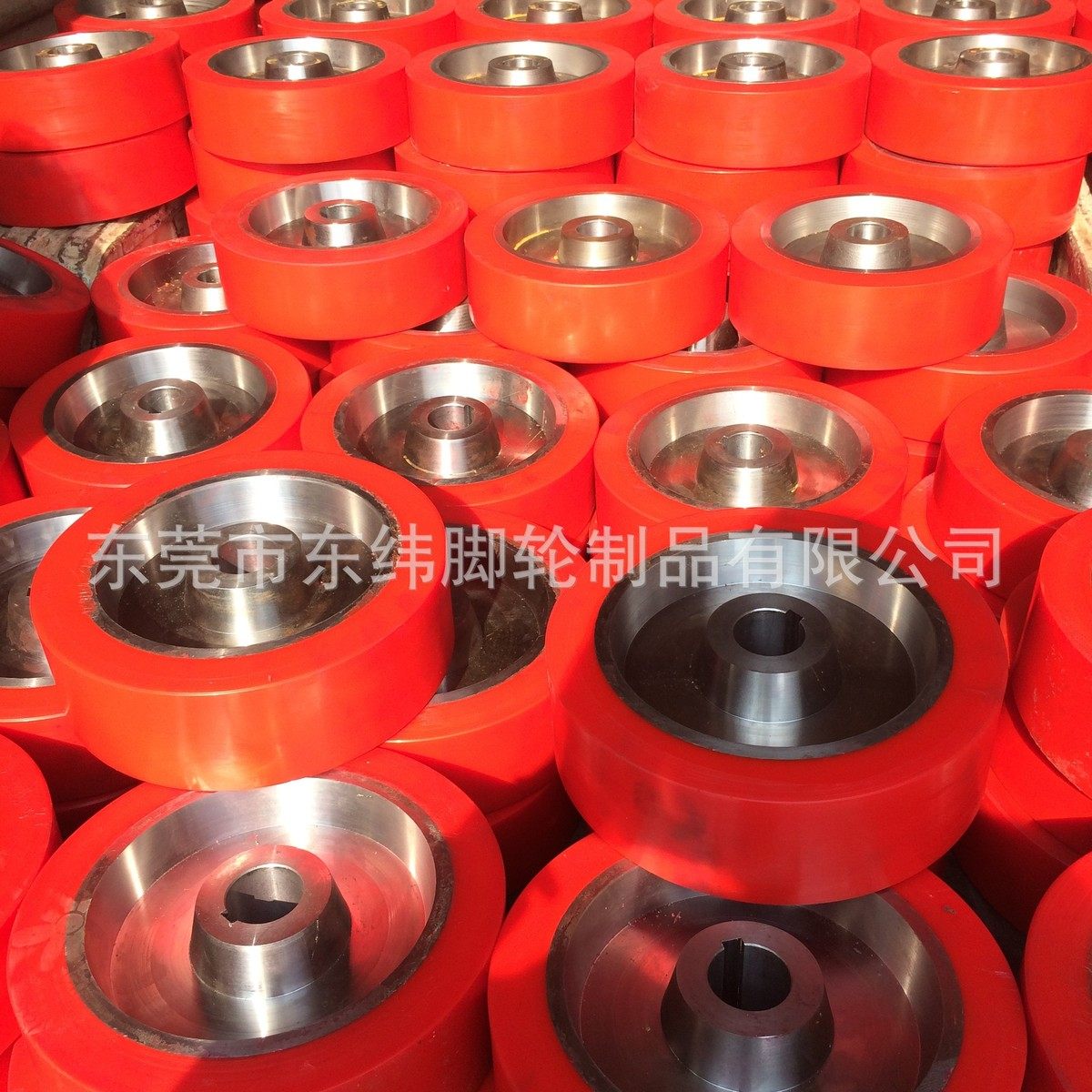 45号钢铁芯包聚氨酯摩擦轮传动驱动轮橡胶滚轮邵氏硬度92A,淘宝优惠券,粉丝福利购,淘宝优惠卷