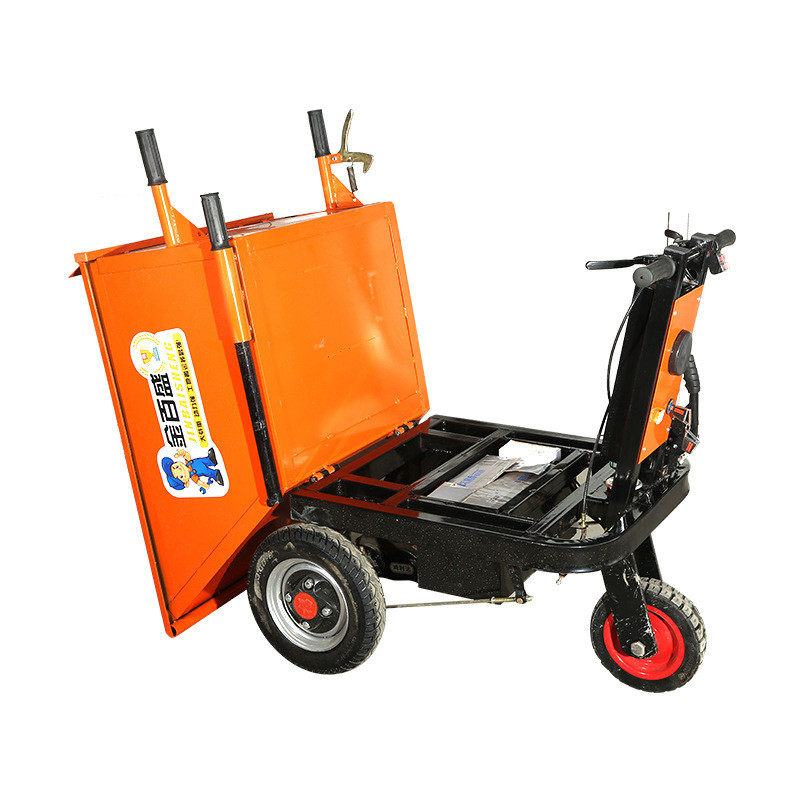 电动灰斗车建筑工地三轮车混凝土手推车小型搬运车拉灰翻斗车,淘宝优惠券,粉丝福利购,淘宝优惠卷