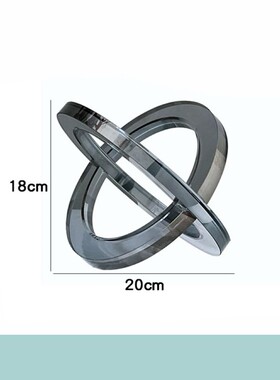 热销简约创意水晶球艺术摆件客厅家居玄关酒柜酒店轻奢软装饰品样