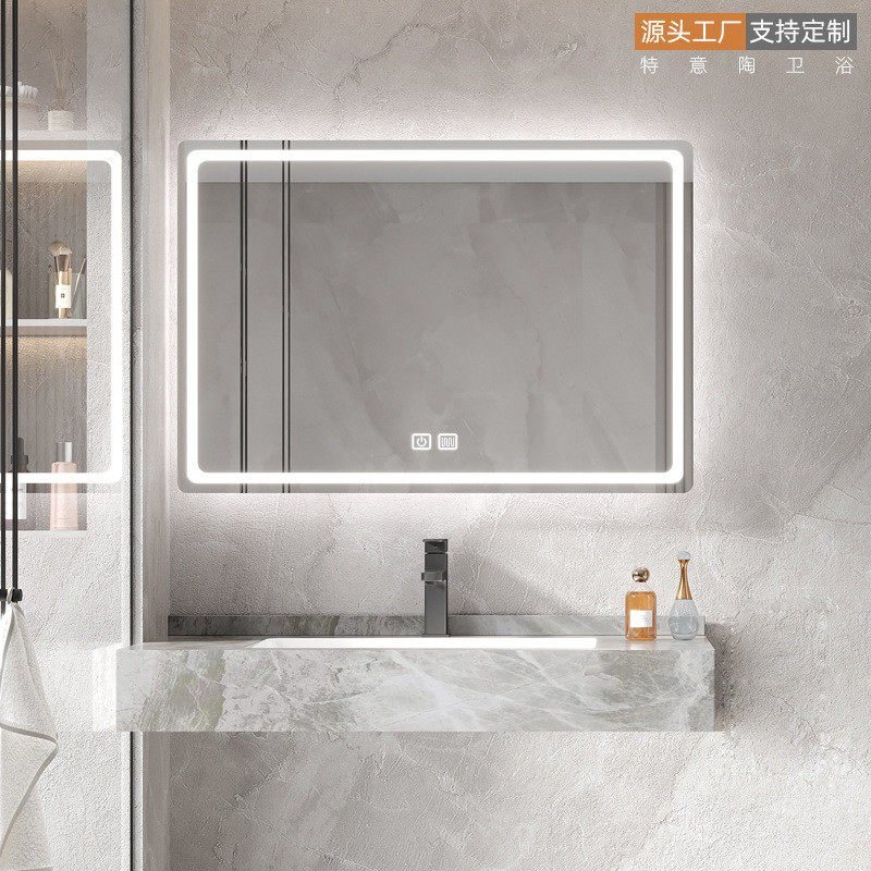 岩板台面一体盆洗手卫生间洗脸池浴室柜大理石洗漱台下挂墙式,淘宝优惠券,粉丝福利购,淘宝优惠卷