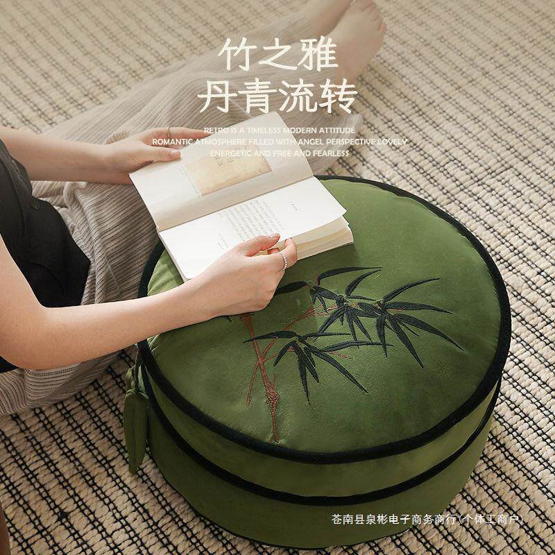 馨生活新中式坐墩窗榻榻米坐垫沙发客厅地上懒人沙发阳台蒲团,淘宝优惠券,粉丝福利购,淘宝优惠卷