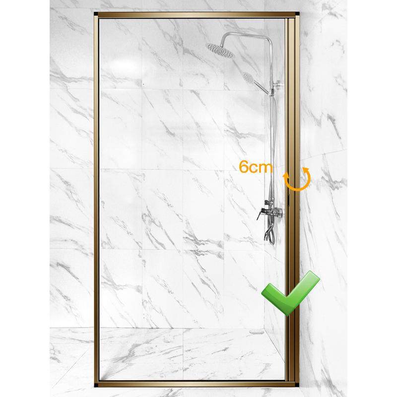 一字隐形浴帘套装折叠免打孔隔断帘防水防霉卫生间浴室洗澡淋浴房,淘宝优惠券,粉丝福利购,淘宝优惠卷