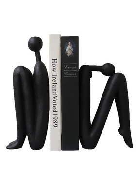 创意ins风欧式抽象人物客厅摆件卧室样板房书柜奶茶店简约装饰品