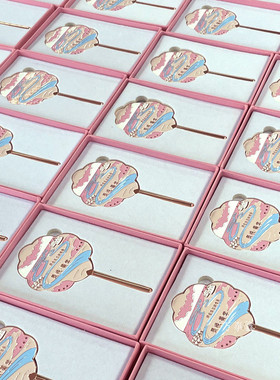 文创金属化妆镜随身镜便携镜网红手柄镜公司旅游纪念