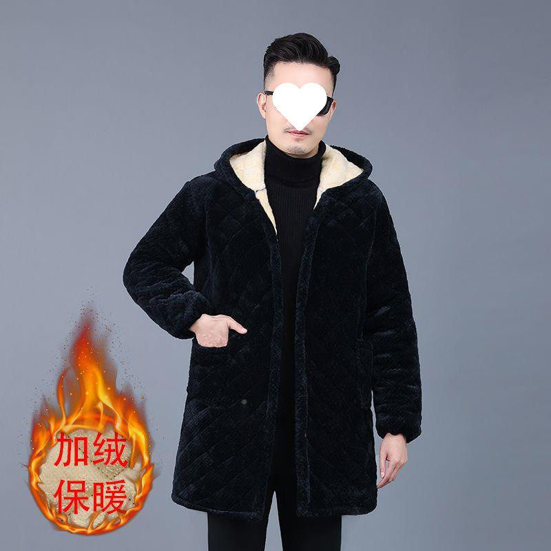 现货四川省省服男加肥加大罩衣士棉衣加绒加厚工作服宽松码长款棉,淘宝优惠券,粉丝福利购,淘宝优惠卷