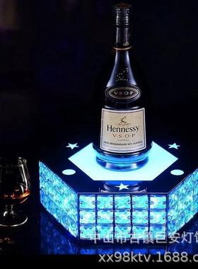 热销2黑桃梅花酒座酒吧ktv充电发光黑桃梅花香槟酒座ledpresenter