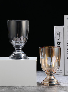 热销水晶现货质感水晶脚杯创意简约水晶玻璃花瓶人造k9厂家酒杯批