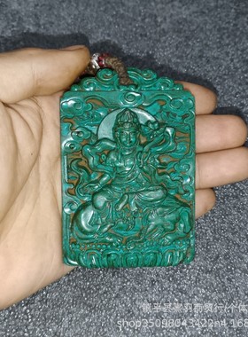 热销大量批发做旧高仿绿松石八大守护神十二生肖普贤不动明王直播