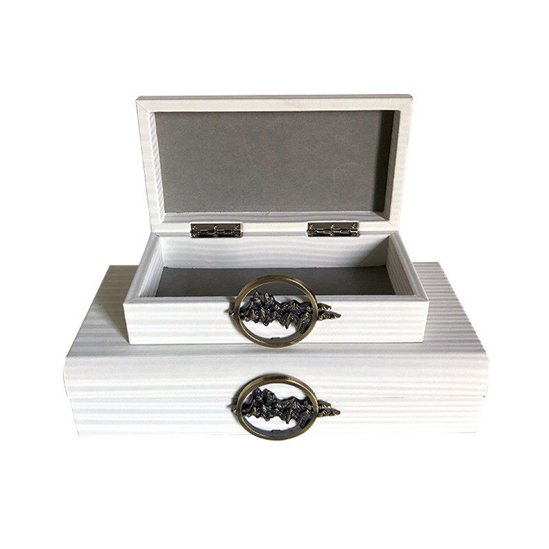 样板房木质工艺品储物盒酒店新中式首饰收纳盒售楼处软装装饰摆件,淘宝优惠券,粉丝福利购,淘宝优惠卷