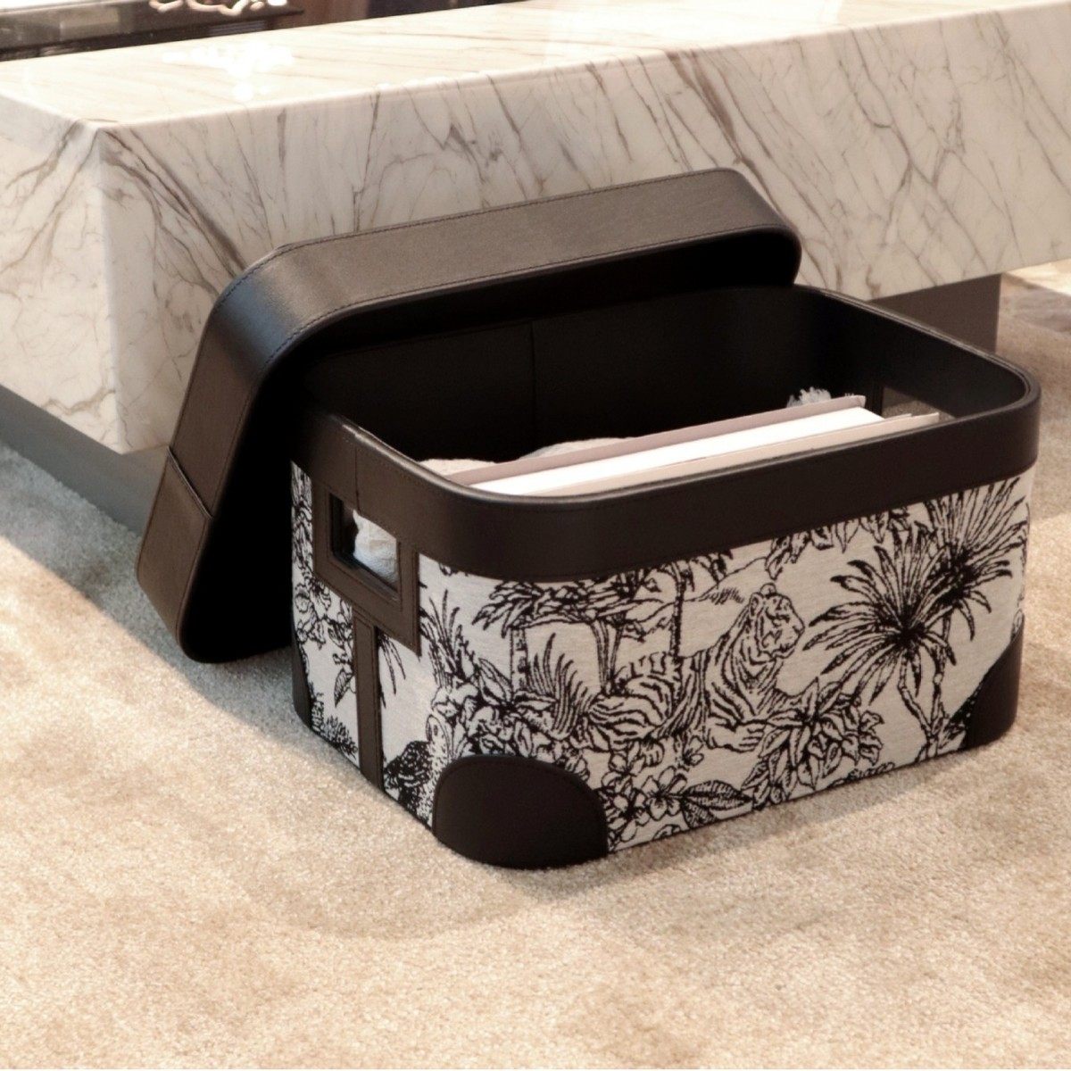 法式中古提花脏衣篓收纳篮带盖收纳箱收纳盒整理盒储物盒收纳筐,淘宝优惠券,粉丝福利购,淘宝优惠卷