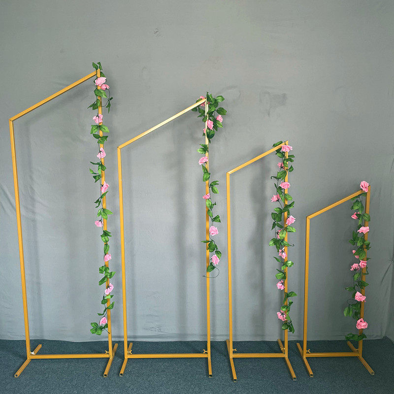 婚庆道具斜角几何屏风舞台摆件装饰背景斜边立体铁艺拱门道框架,淘宝优惠券,粉丝福利购,淘宝优惠卷