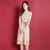 Đầm nữ dài tay dài phần đầu thu mới 2019 thời trang nữ đan đáy váy len - váy đầm váy thiết kế váy đầm