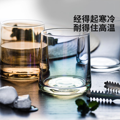 摩登主妇高级感玻璃杯家用ins啤酒杯女酒杯水杯高颜值威士忌杯子 - 图0