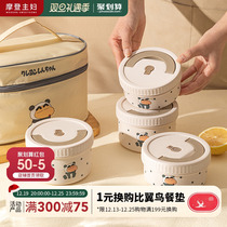 (Morden Housewives Wax Pen Little New) 316 Stainless Steel Extra-long Insulation Lunch Box Barrel Office Workers Winter Lunch Box