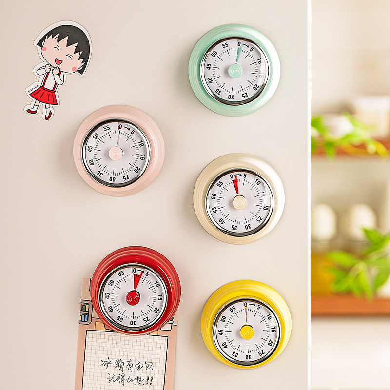 摩登主妇机械磁吸计时器厨房做饭提醒器学生自律闹钟倒计时定时器,淘宝优惠券,粉丝福利购,淘宝优惠卷