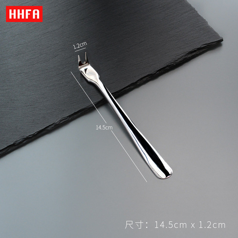 HHFA实心304不锈钢撸串叉子吃烧烤小叉分肉分餐烤肉耙烧烤叉配件,淘宝优惠券,粉丝福利购,淘宝优惠卷