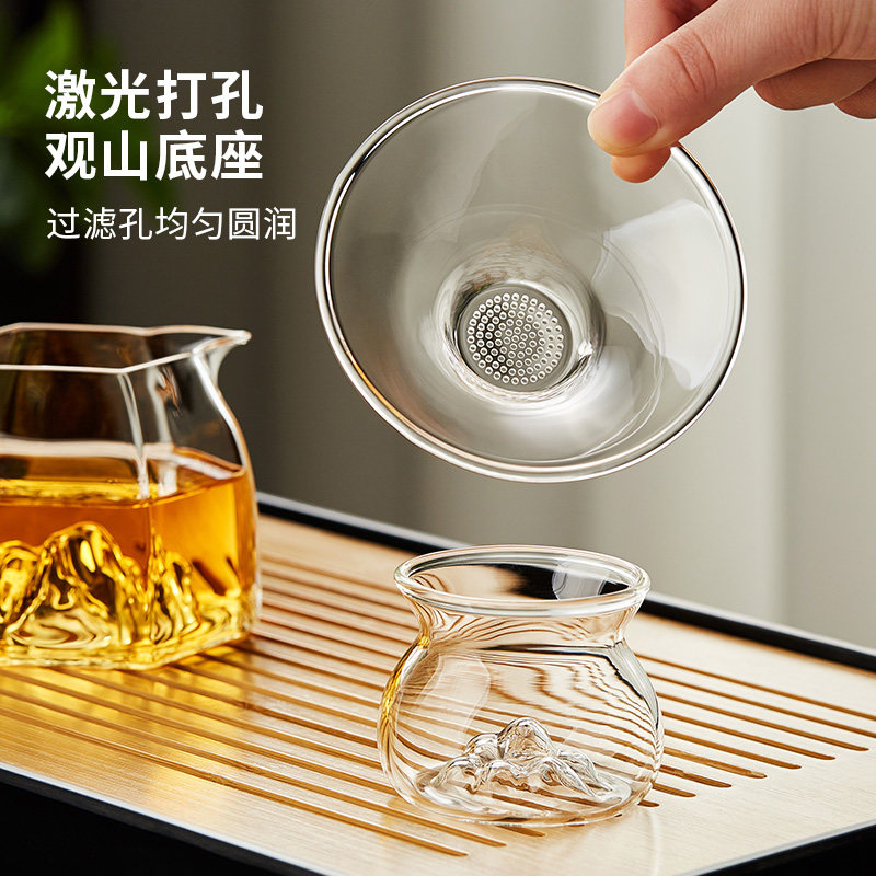 茶漏茶滤茶叶过滤网茶水分离茶隔泡茶神器玻璃滤茶公道杯茶具配件,淘宝优惠券,粉丝福利购,淘宝优惠卷