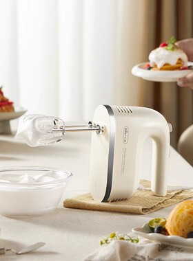 小熊电动打蛋器DDQ-J02L1家用小型烘焙奶油蛋糕手持打发器搅拌机