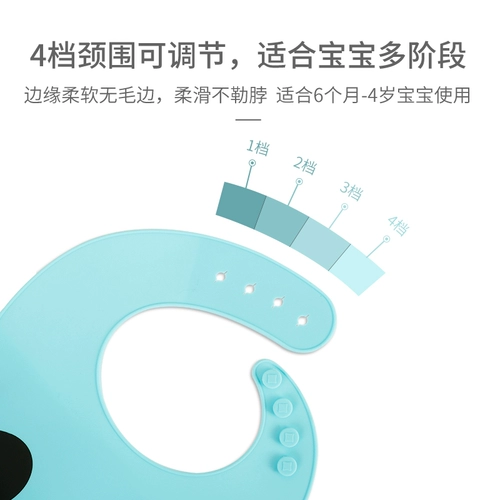 Дисней, силиконовый детский водонепроницаемый нагрудник для еды, слюнявчик, с карманом