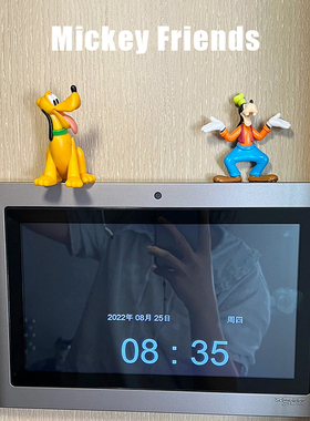 唐老鸭开 关贴家用装饰墙贴创意可视电话遮挡装饰遮丑门铃对讲机
