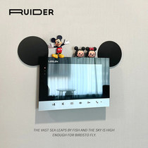 Cartoon Mic Room Visible Talkback Phone Decoration Pendulum Mickey Mouse Switch Decorative Paparazzi Home Small Furnishing