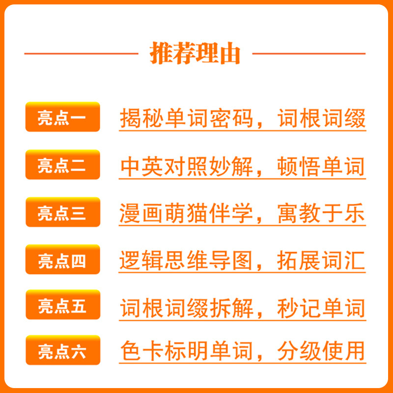 新版 假如单词是一群猫 祁连山新著作 适合成人小孩学习的英文单词教材思维导图视频讲解揭秘单词记忆秒方法轻松记单词