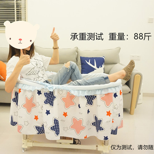 婴儿床宝宝可移动摇篮床婴儿摇篮上下新生儿哄睡神器智能电动摇床 - 图2