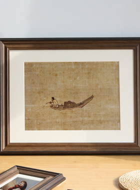 美式复古画框挂墙简约田园风相框摆台素描装裱挂画照片拼图十字绣