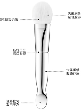 双头硅胶刷子工具大全美容院专用