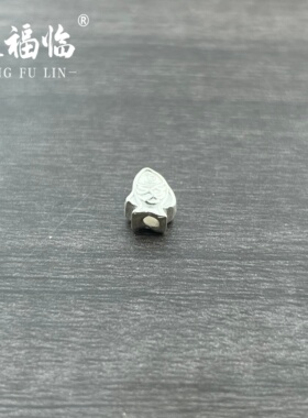 足银999DIY素银鲤鱼跃龙门隔珠