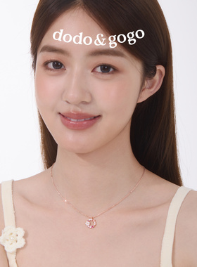 dodogogo彩色花环项链锁骨链颈链