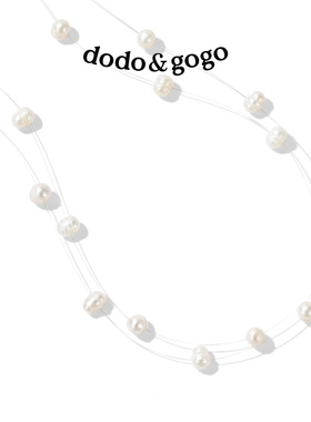 DODOGOGO双层珍珠毛衣链轻奢