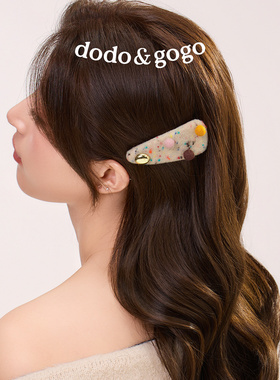 DODOGOGO秋冬小彩球甜美发夹