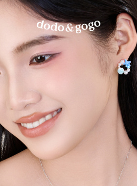 DODOGOGO珍珠贝壳海星耳钉