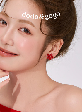 DODOGOGO法式花朵耳环