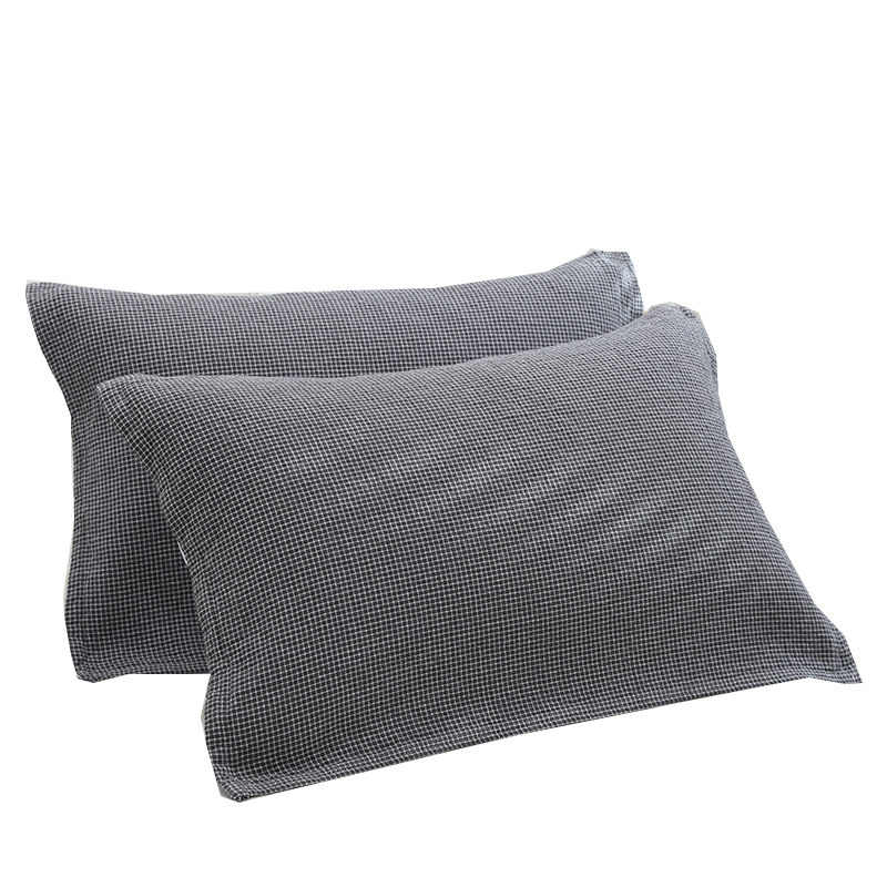 日式纯棉四层纱布绑带式枕巾全棉成人枕头巾简约高档素雅格子盖巾,淘宝优惠券,粉丝福利购,淘宝优惠卷