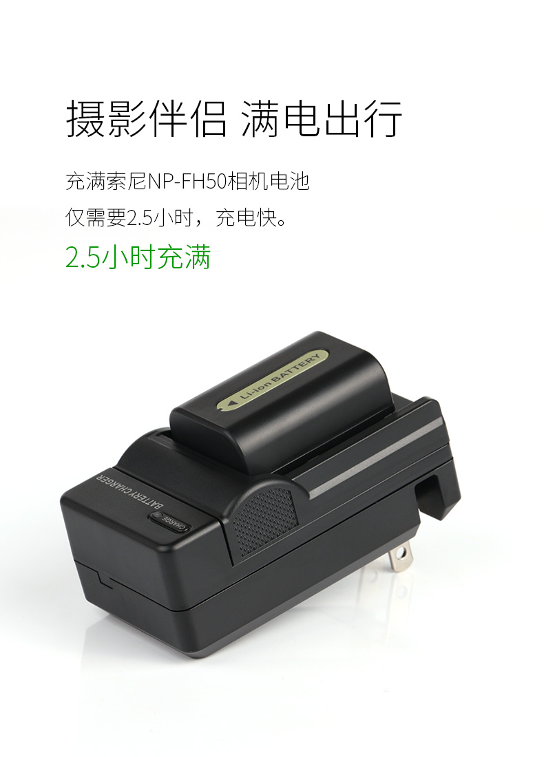 适用于 索尼锂电池HDR-XR100 XR200E XR500E XR520E XR106E充电器 - 图2
