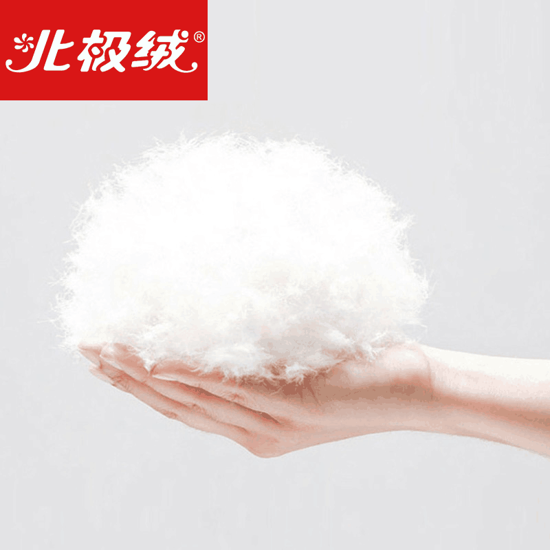 北极绒天丝专卖店羽绒枕95羽毛白鹅绒枕芯正品单人双人一对成人鹅毛五星级酒店枕头2