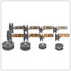 Ceramic guide wheel for cross-wire anti-jumper
