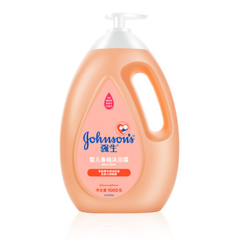 Johnson & Johnson Baby Peach Shower Gel 1L ຜະລິດຕະພັນດູແລເດັກເກີດໃໝ່ 1L Moisturizing Skin Care Wash and Shower Lotion