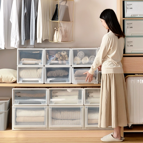 Система хранения, прозрачный ящик для хранения, детская коробка для хранения, 3 шт