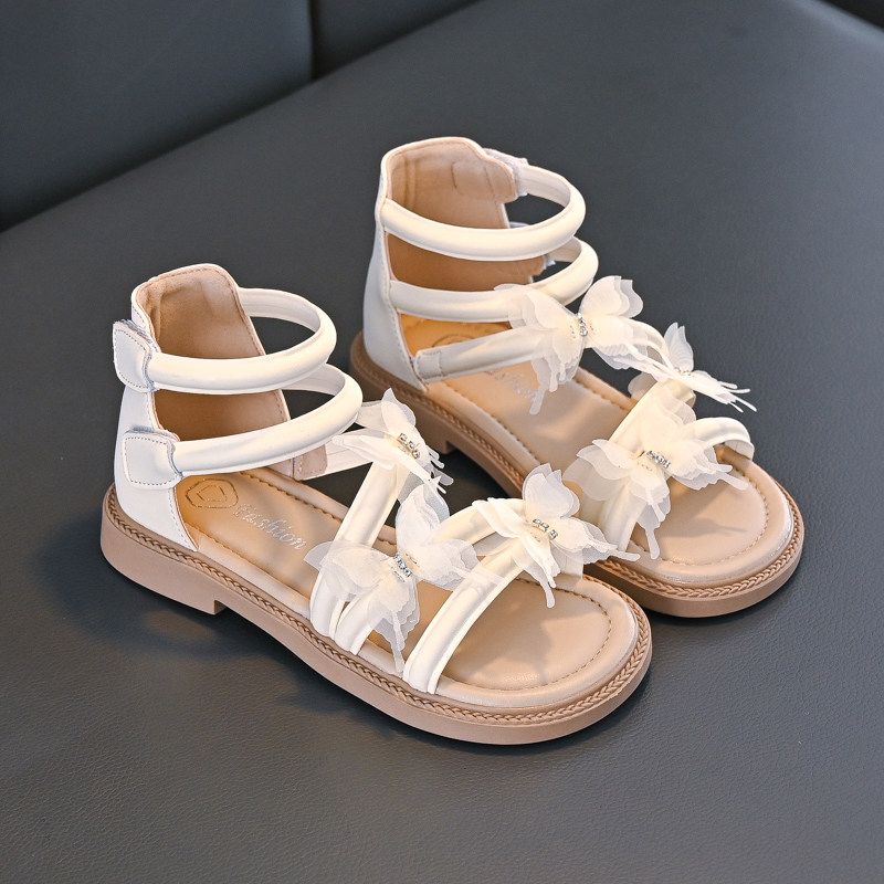 2026 Summer Girls Soft Sole Roman Princess Sandals