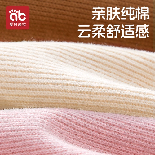 Детская хлопковая демисезонная шапка подходит для мужчин и женщин для новорожденных для раннего возраста для выхода на улицу, 12 мес.