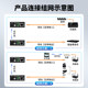 Gigabit fiber optic transceiver pair sc dual monitoring transmission