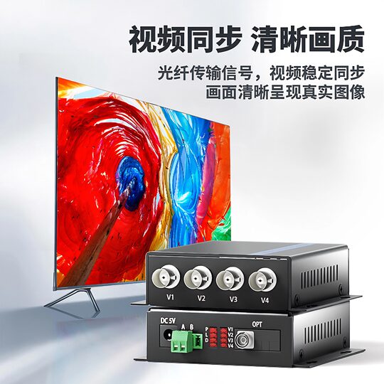 Acas 4-way 1632 analog video optical transceiver