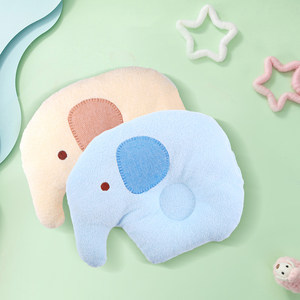 日本进口东京西川卡通安抚枕婴儿定型枕防偏头纯棉新生儿宝宝枕头