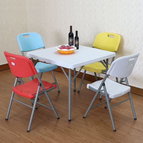 Складной обеденный стол квадрат дома обеденный стол.