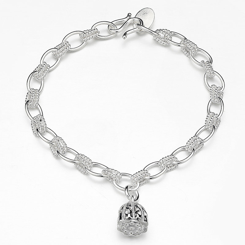 诗美洛莲蓬999足银手链韩版 诗美洛手链