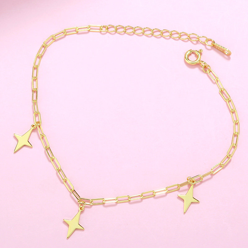 诗美洛925银手链光芒手饰韩版手串 诗美洛手链