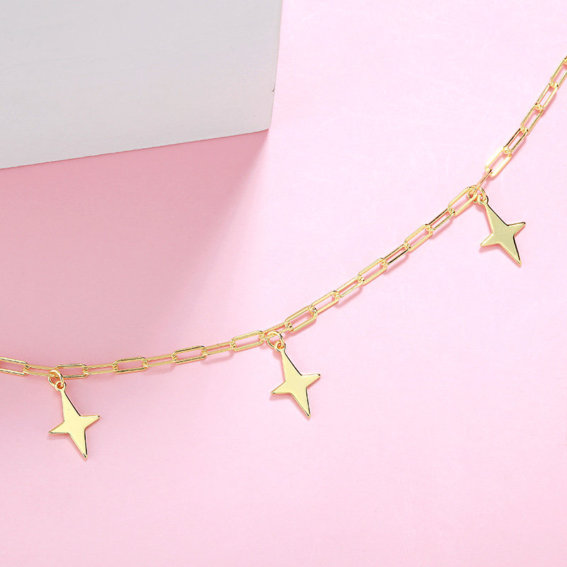 诗美洛925银手链光芒手饰韩版手串 诗美洛手链